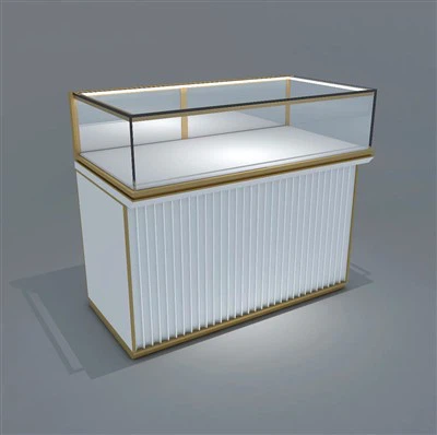 Table de comptoir de luxe et meubles d'affichage de chaise d'affaires pour magasin de bijoux