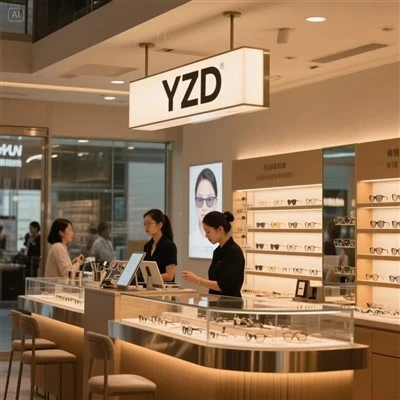 Kiosque d'affichage du parfum du centre commercial