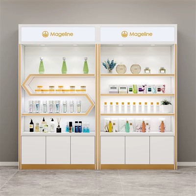 Étagère d'affichage du magasin de parfums
