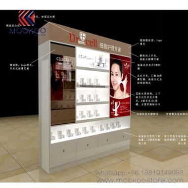 Vitrine cosmétique de vitrine de maquillage