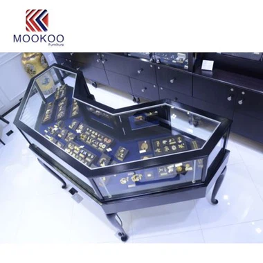 Vitrine d'affichage pour les bijoux