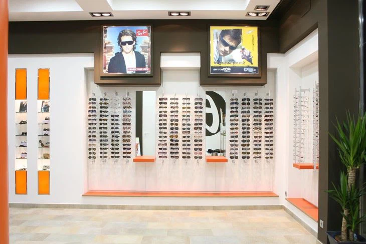 Clear Vision Eyewear Wall Design Showroom