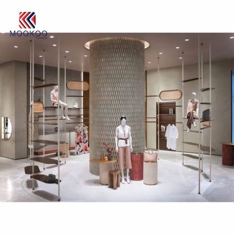 Design de mobilier pour magasin de vêtements