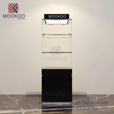 Vitrine de bijoux en verre
