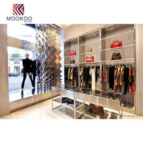 Étagères de magasin pour magasin de vêtements