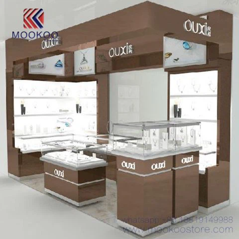 Montre et bijoux kiosque 3d design