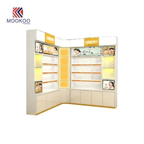 Vitrine d’affichage pour le magasin de maquillage