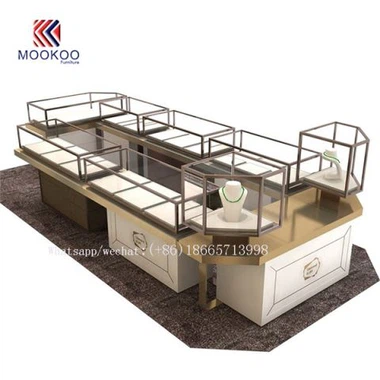 Kiosque de bijoux de luxe haut de gamme dans le centre commercial