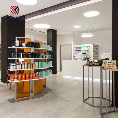Décoration de magasin de pharmacie